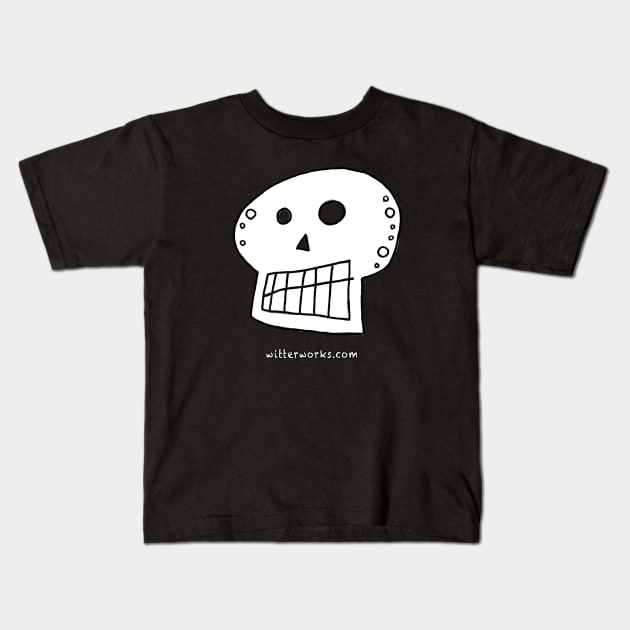 Silly Skull by Witterworks Kids T-Shirt by witterworks